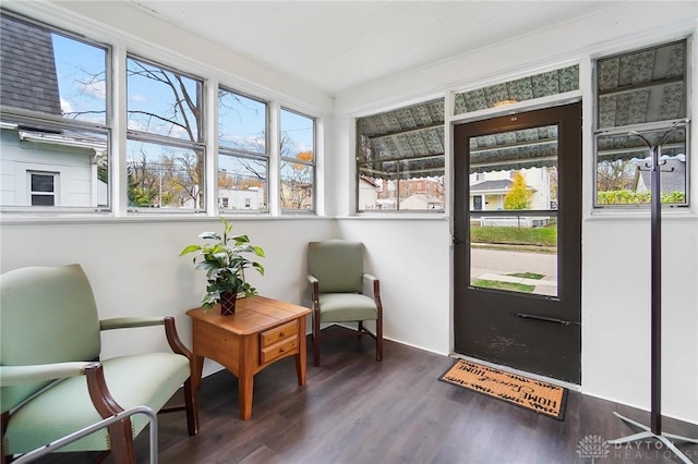 sunroom with a wealth of natural light