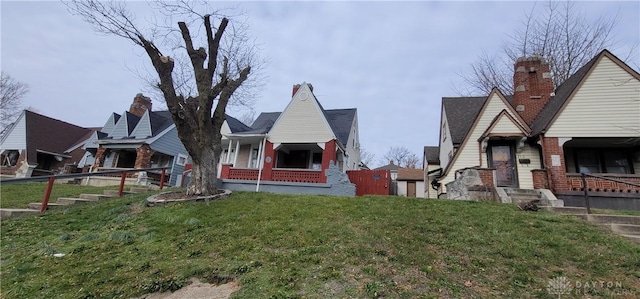 exterior space featuring a porch