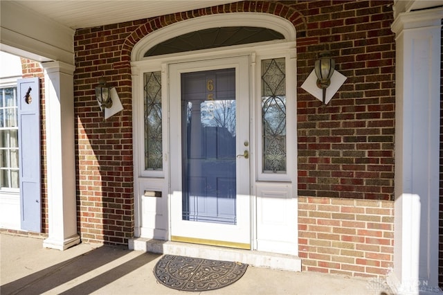 view of entrance to property