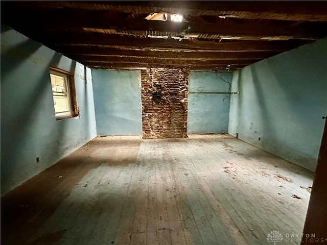 miscellaneous room featuring light wood-type flooring