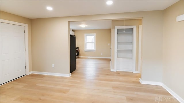 interior space featuring light hardwood / wood-style flooring