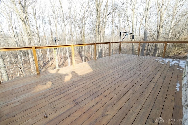 view of deck