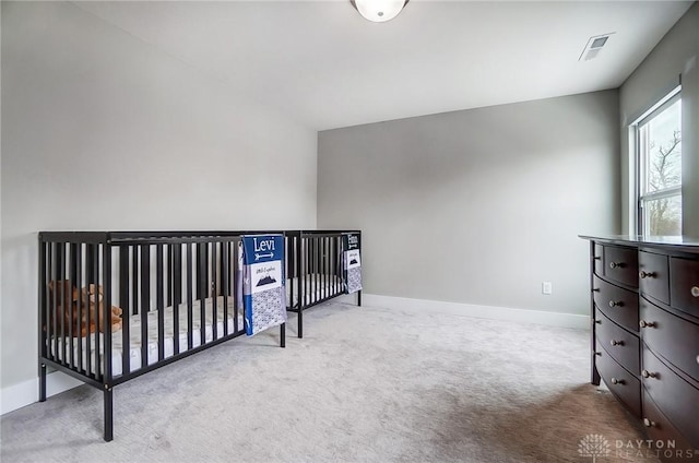 bedroom with carpet floors