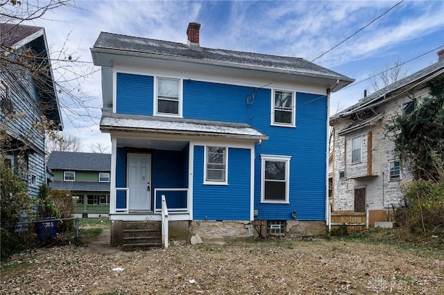 view of front of home