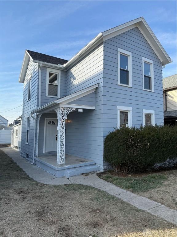 view of front of home