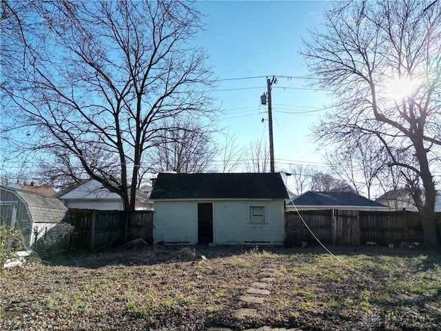 view of outdoor structure