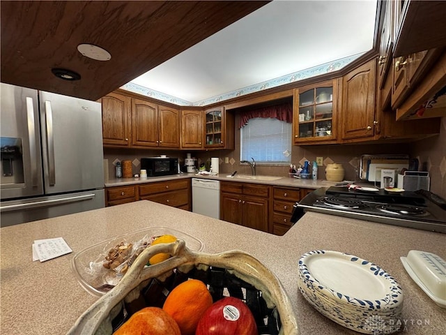 kitchen featuring sink and stainless steel appliances