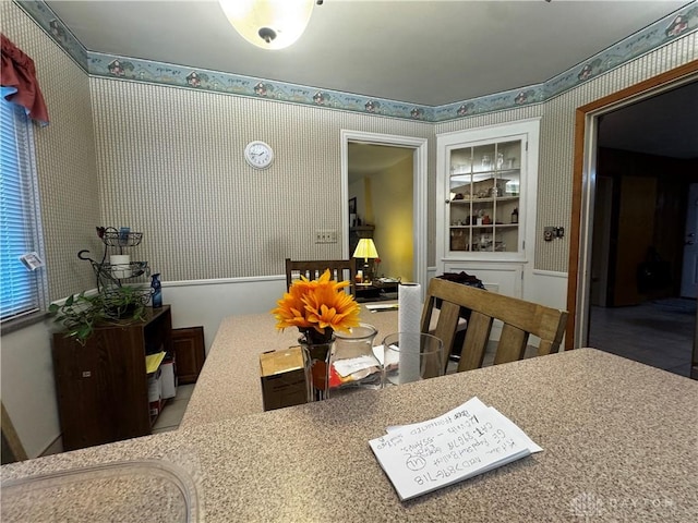 view of dining area