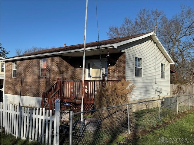 view of rear view of house