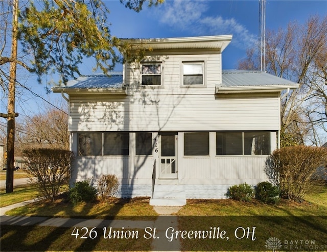 view of front of home