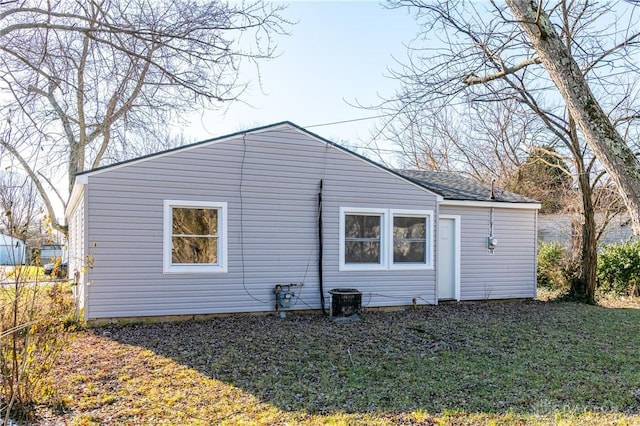 view of rear view of property