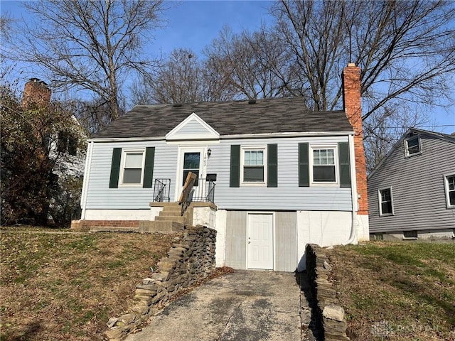 view of front of home