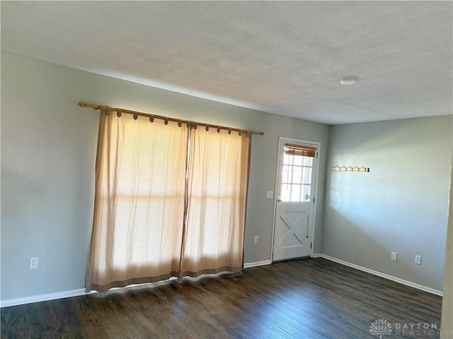 entryway featuring dark hardwood / wood-style floors