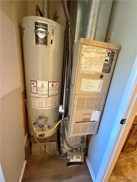 utilities featuring water heater