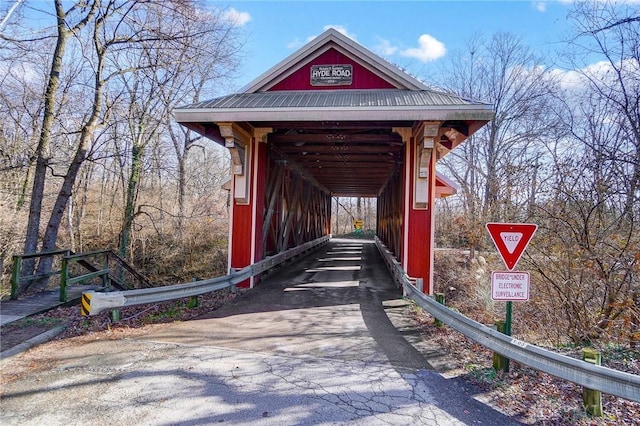 surrounding community featuring a carport