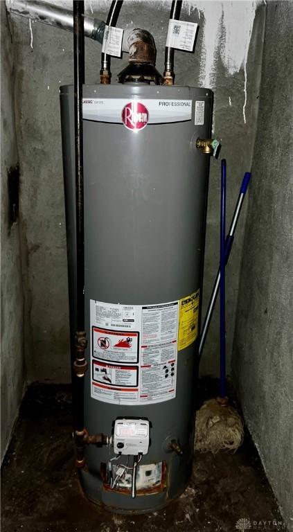 utilities with gas water heater