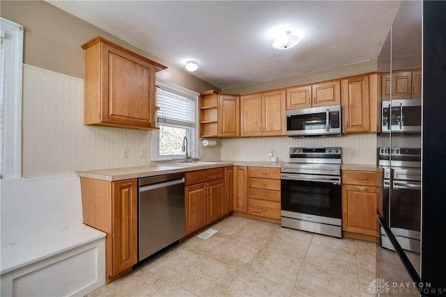 kitchen featuring sink and stainless steel appliances