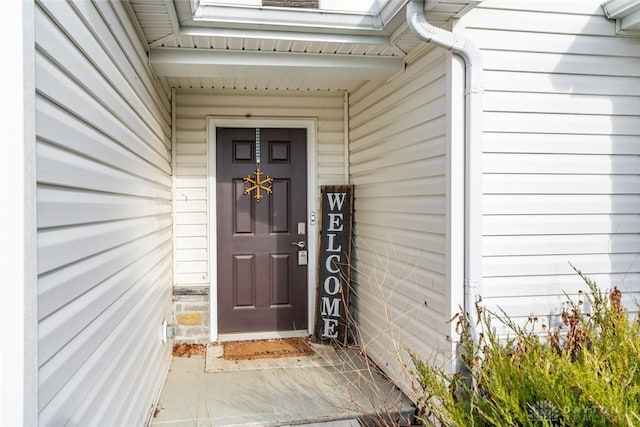 view of entrance to property