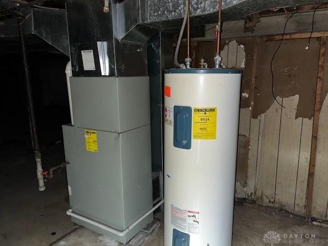 utilities featuring water heater