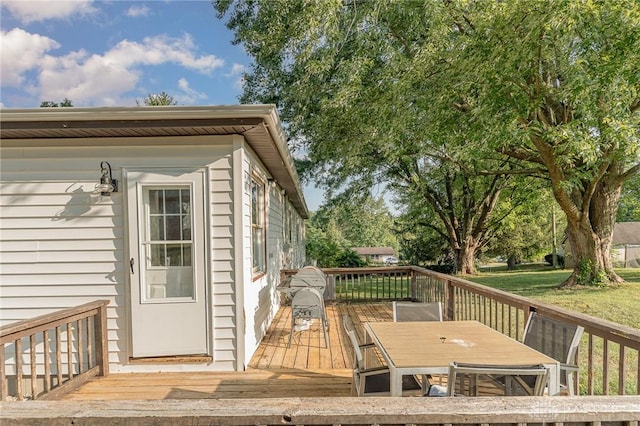 view of deck