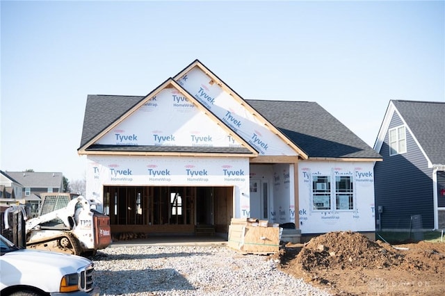 view of property in mid-construction