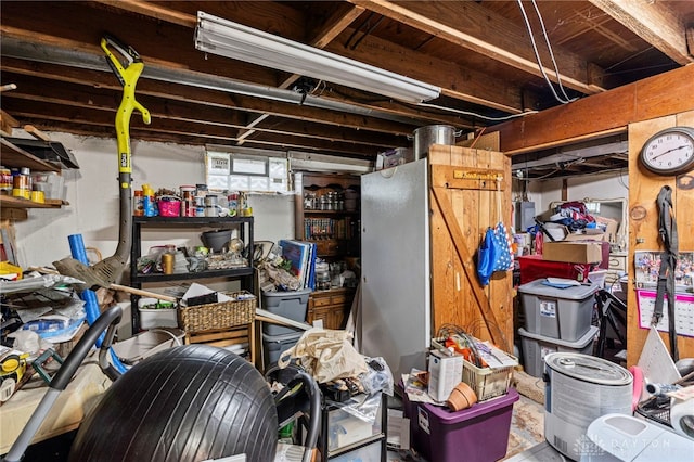 view of storage room