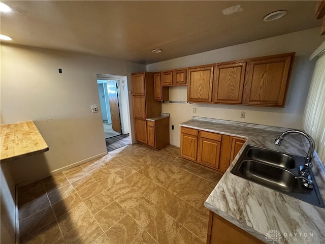 kitchen featuring sink