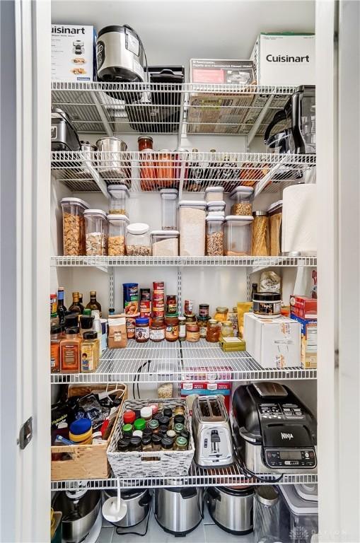 view of pantry