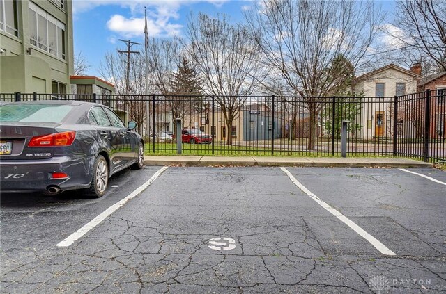 view of vehicle parking