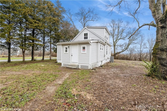 exterior space with central AC unit