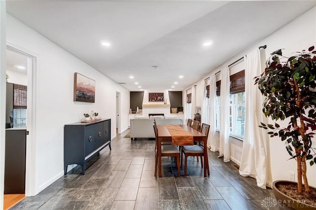 view of dining space