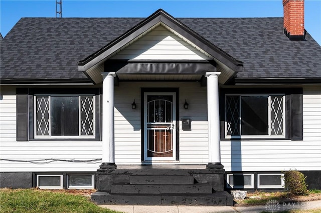 view of front of home