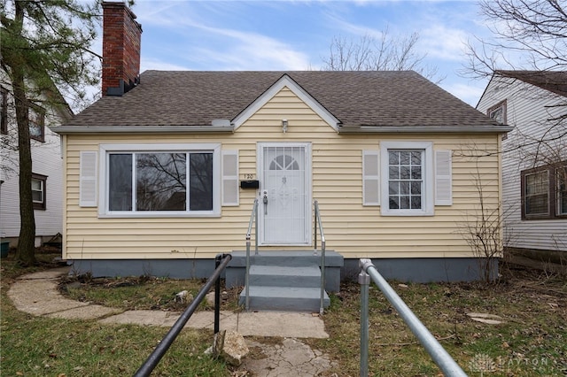 view of bungalow-style home