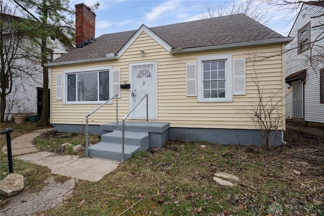 view of bungalow