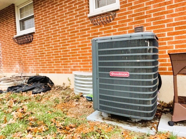 exterior details with cooling unit