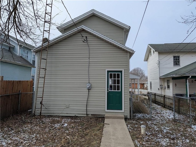 view of rear view of house