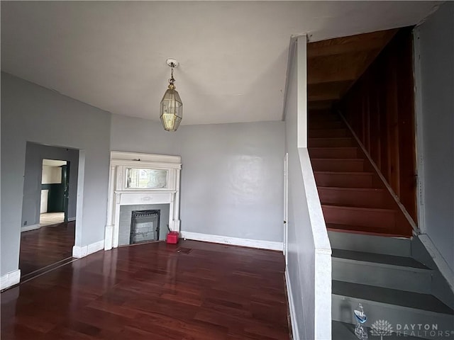 interior space featuring hardwood / wood-style floors