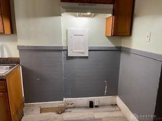 view of laundry room
