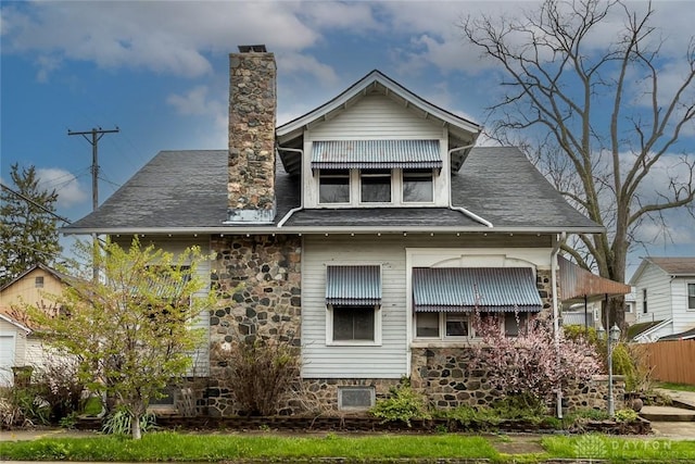 view of rear view of house