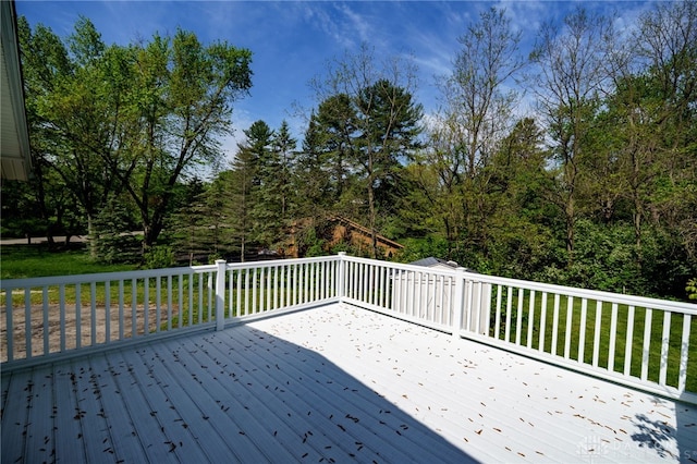 view of deck