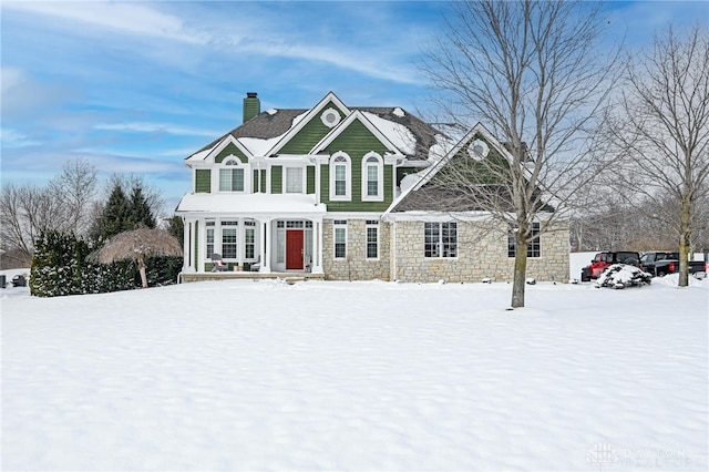 view of front facade