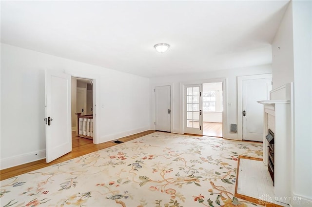 interior space featuring light hardwood / wood-style floors