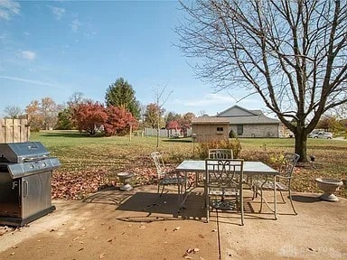 view of patio with grilling area