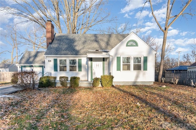 view of front of property