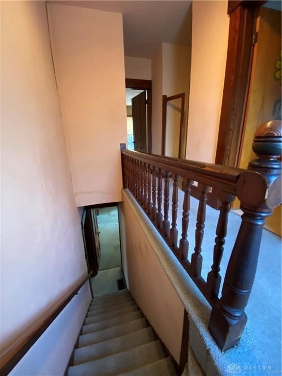 view of stairs