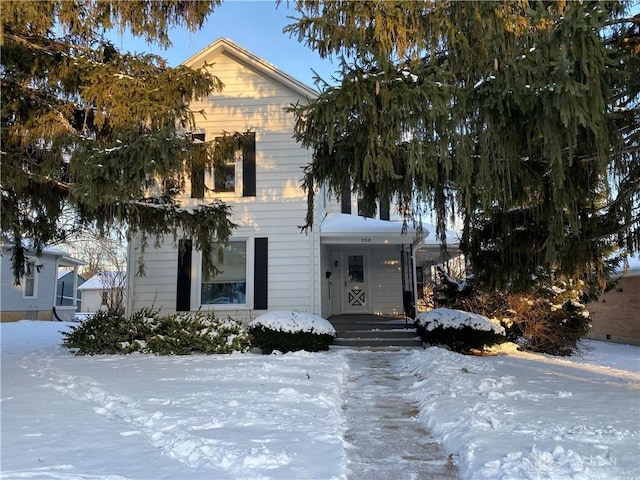 view of front of home