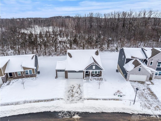 1189 Heathgate Way, Fairborn, OH 45324 - view of snowy aerial view
