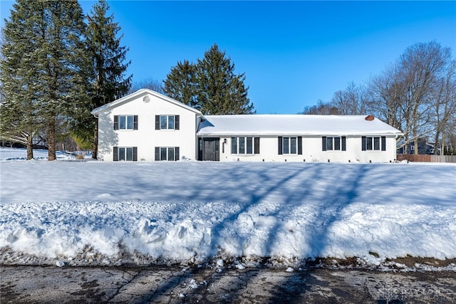 view of front of home