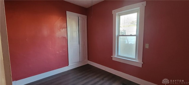 28 More Ave, Dayton, OH 45403 - empty room with baseboards and dark wood-style floors