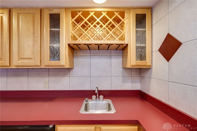 kitchen with sink and dishwasher